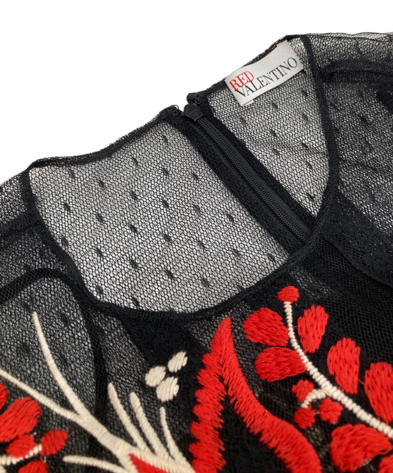 中古・古着通販】RED VALENTINO (レッドヴァレンティノ) 刺繍レース
