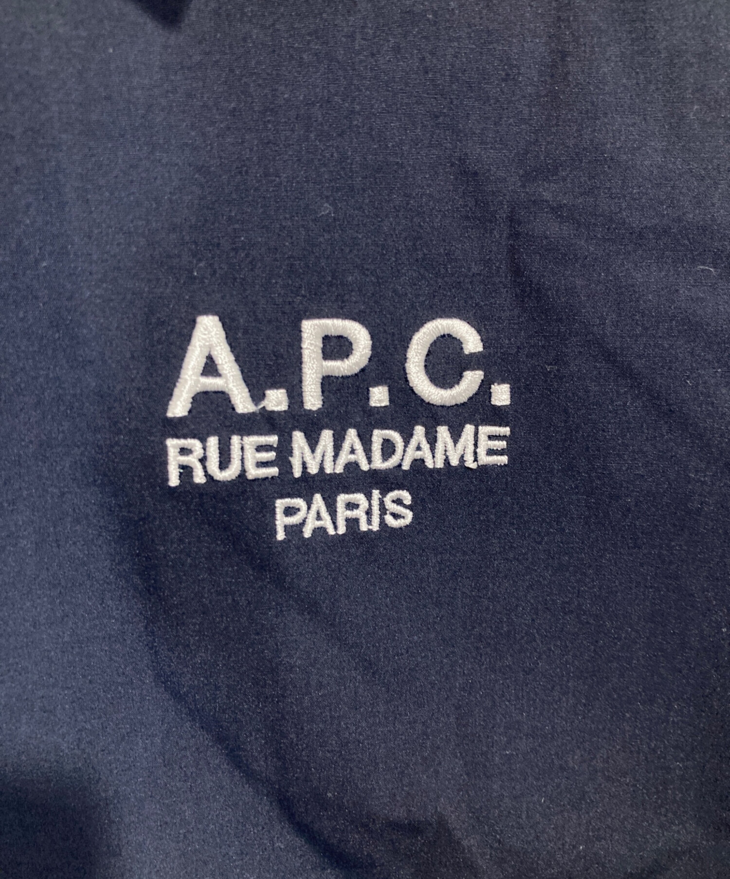 A.P.C. ネイビー ブルゾン XS A.P.C - アーペーセー ウールブレンド ジップ ブルゾン XS ネイビー
