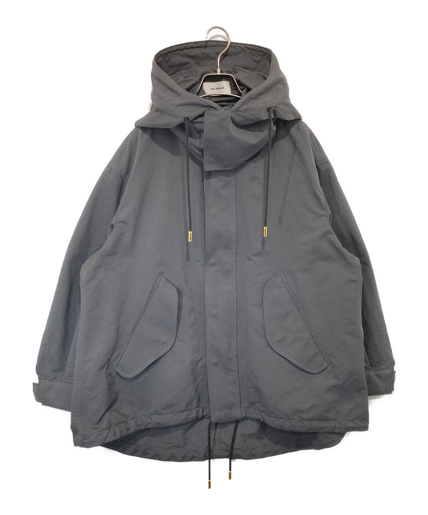 THE RERACS コート(ライナー付き)グレー系38 中古・古着通販】THE RERACS (ザ リラクス) チェスターコート グレー