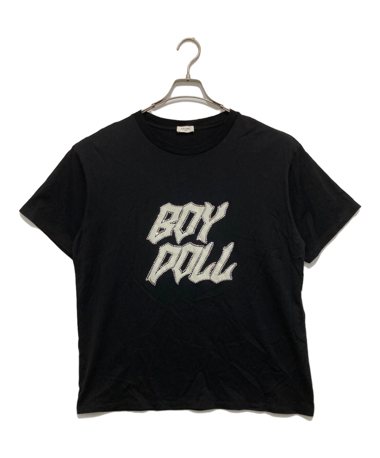 中古・古着通販】CELINE (セリーヌ) BOY DOLLラインストーンロゴ