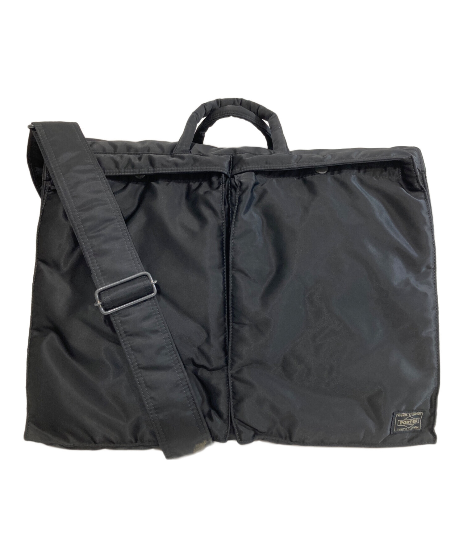 なみなみ様廃盤 PORTER TANKER ブリーフケース 2way ブラック 中古・古着通販】PORTER (ポーター) TANKER 2WAYブリーフケース