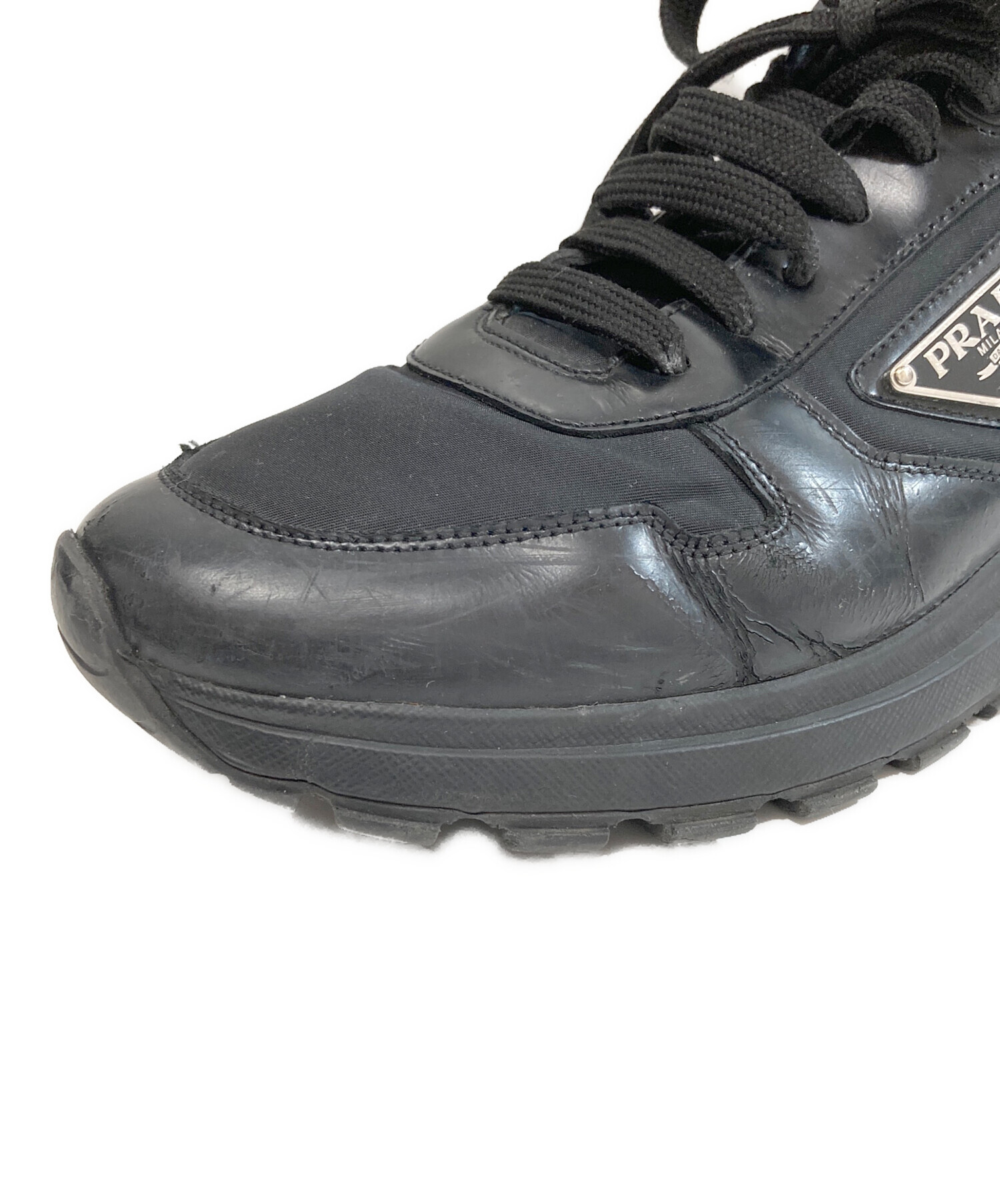 中古・古着通販】PRADA (プラダ) Prax 01 Re-Nylon ブラッシュドレザー