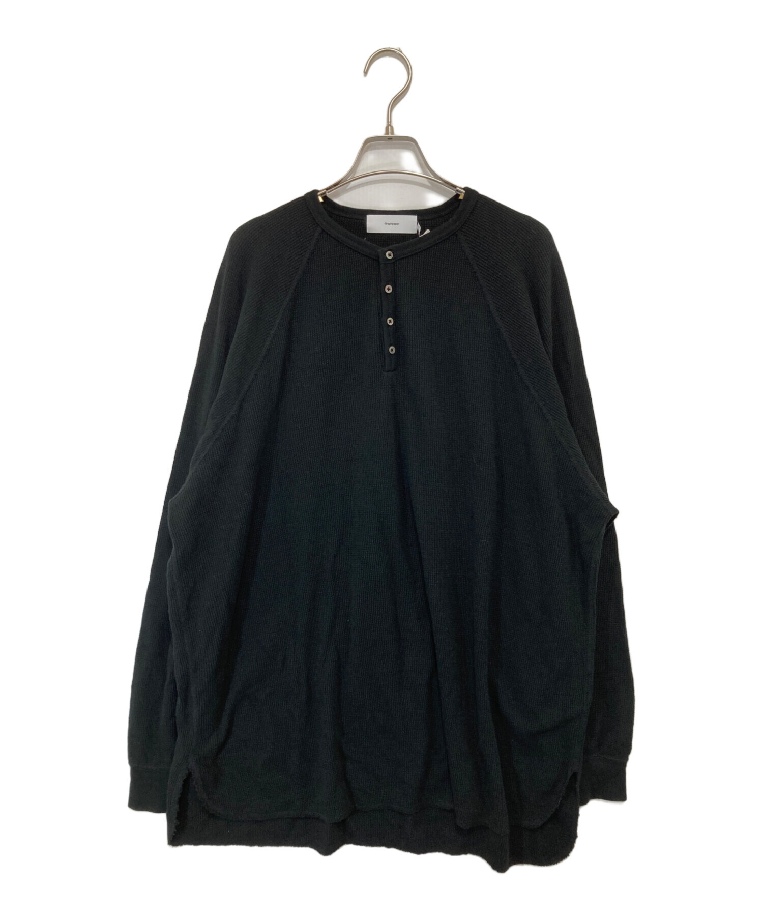 中古・古着通販】Graphpaper (グラフペーパー) Waffle L/S Henley Neck 
