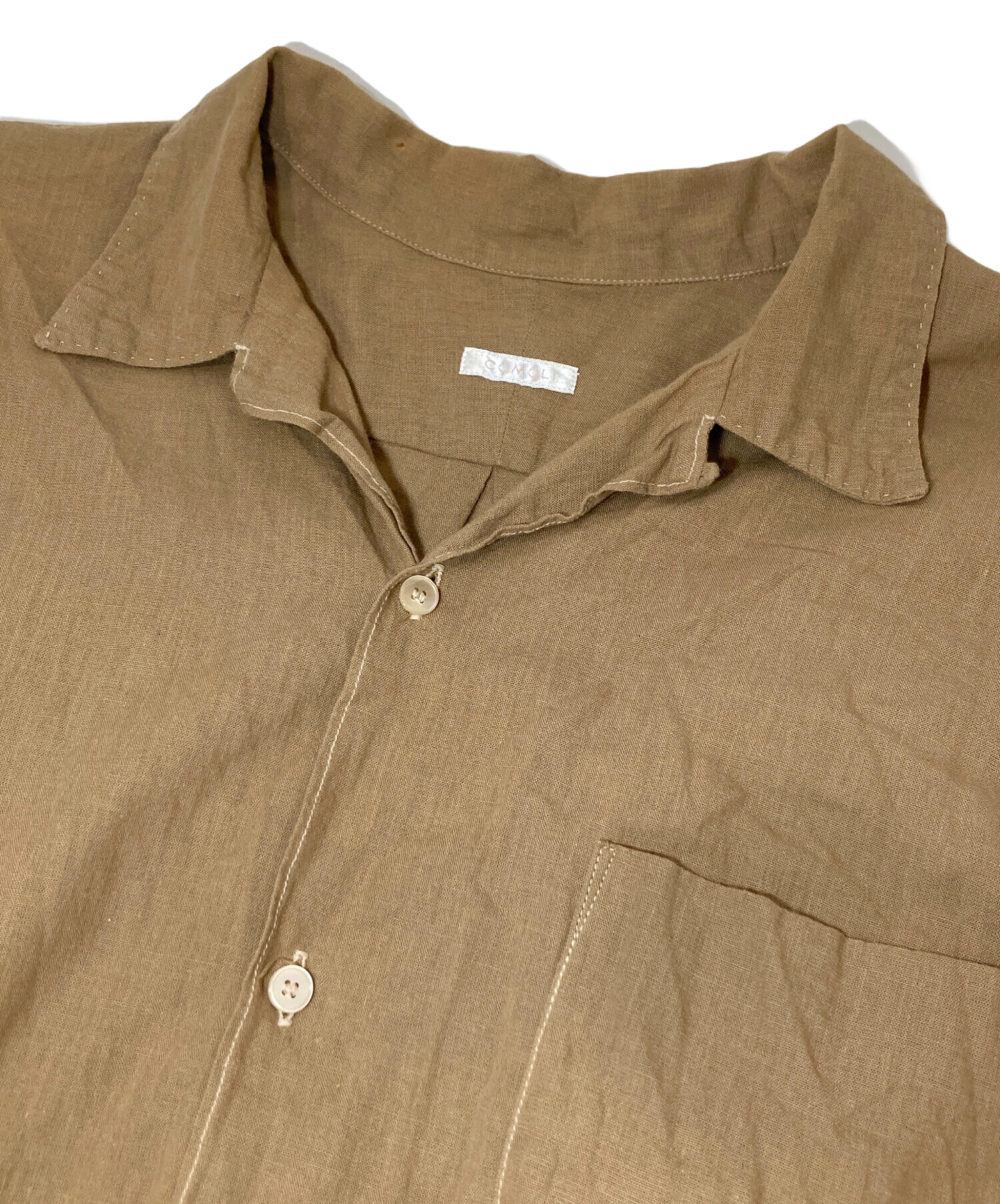 中古・古着通販】COMOLI (コモリ) 20SS ベタシャン オープンカラー