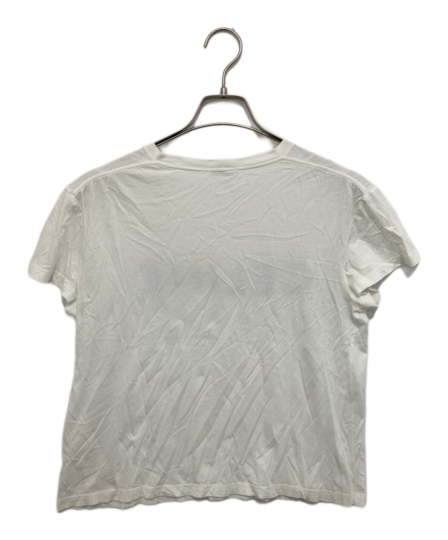 CELINE セリーヌ　スタッズロゴ　Tシャツ　カットソー　白　y2k 大人気□CELINE□ セリーヌ ロゴプリントルーズTシャツ (CELINE/T