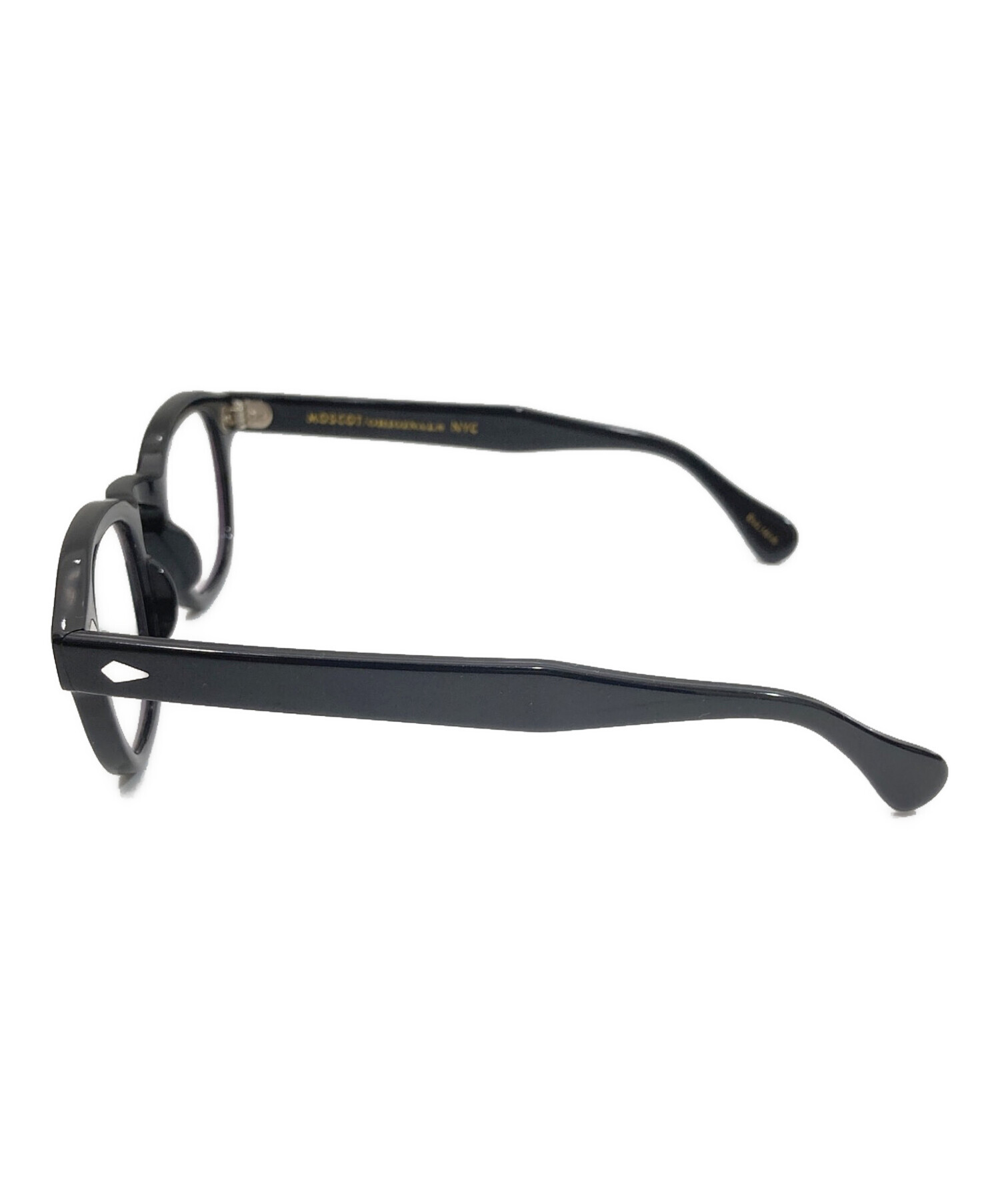 MOSCOT レムトッシュ 44-24 ブラック 伊達メガネ 【公式通販】