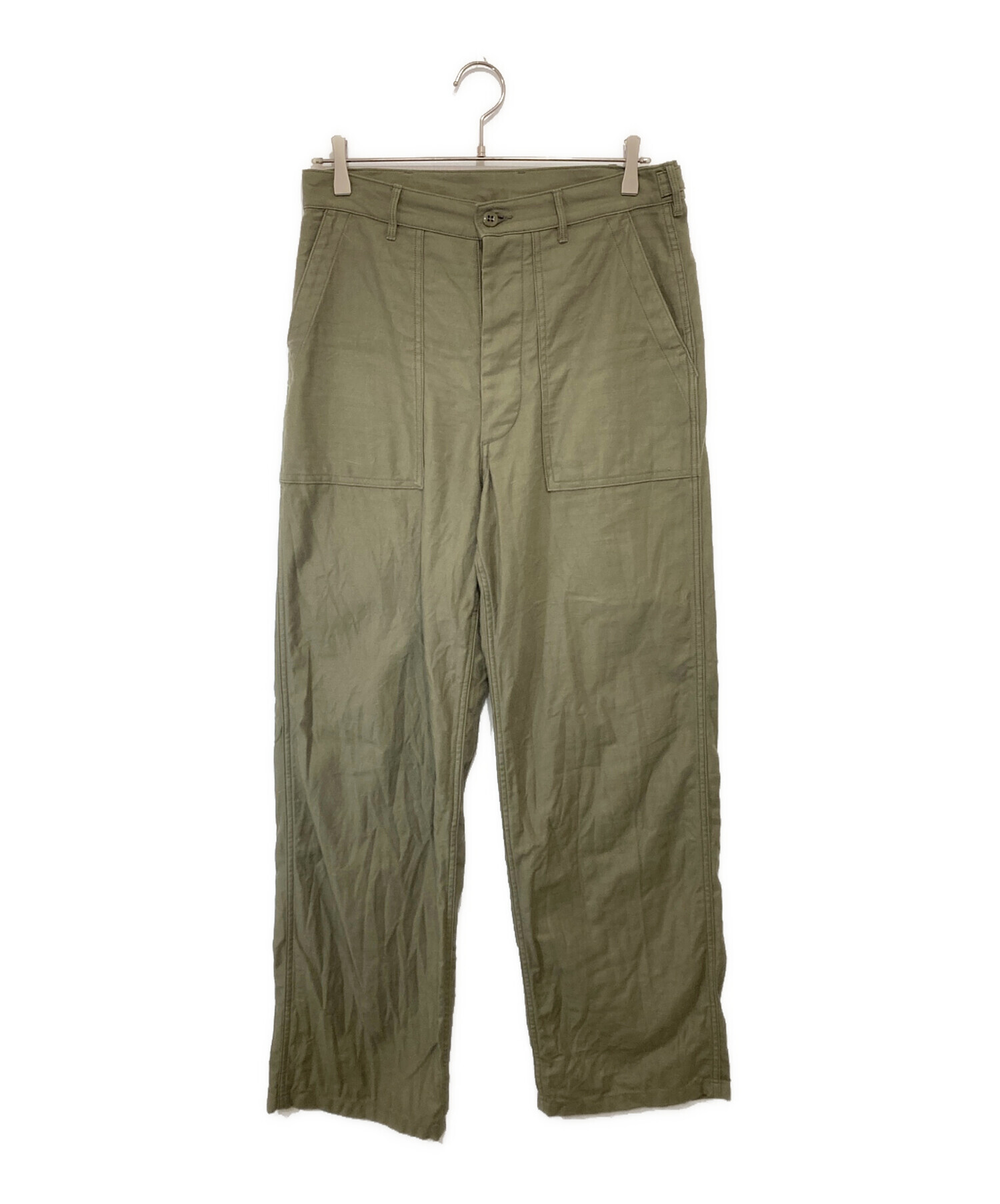 中古・古着通販】HYKE (ハイク) BACK SATIN BAKER PANTS バックサテン