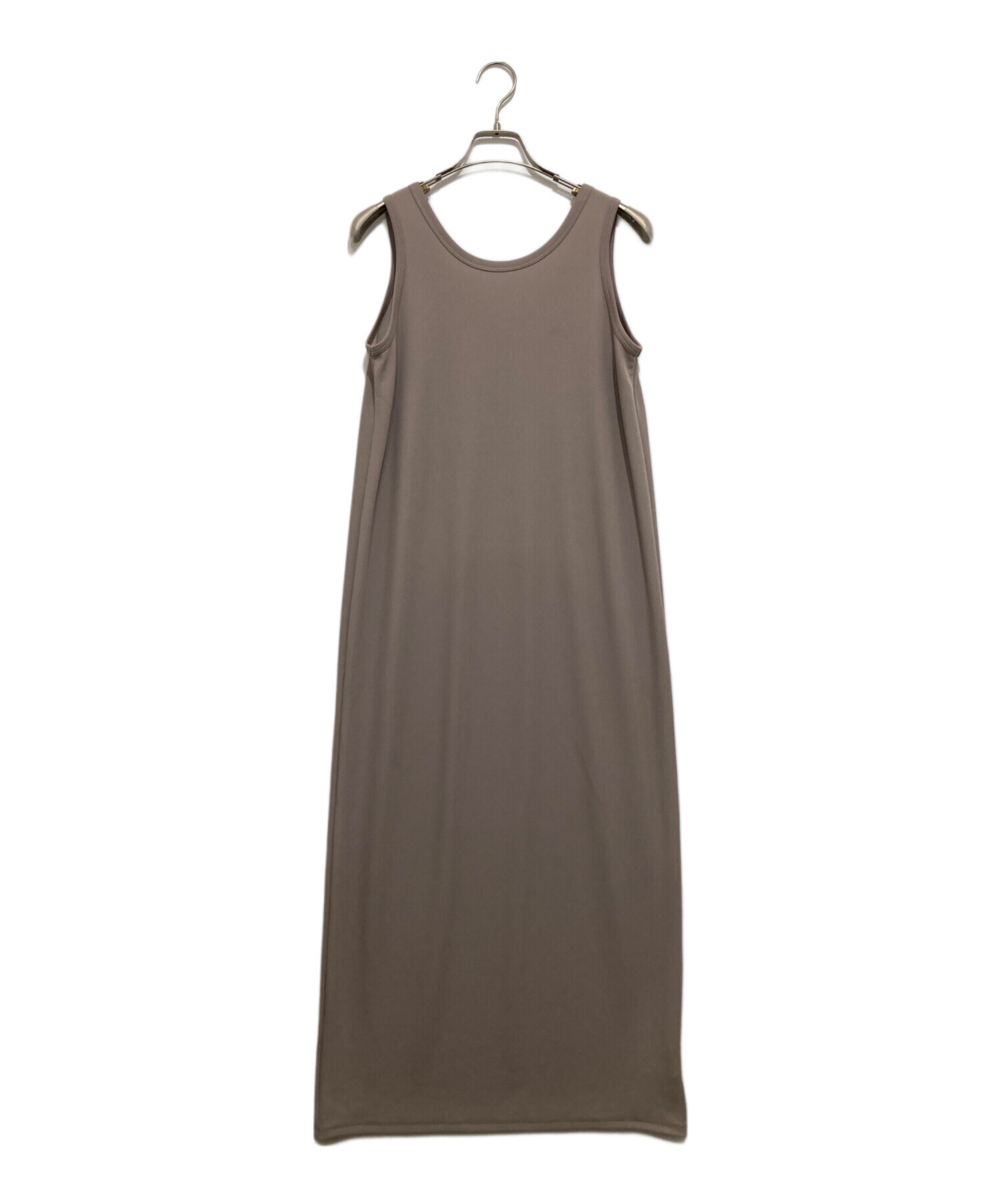 Plage プラージュ　リブタンクワンピース 36 中古・古着通販】Plage (プラージュ) リブタンクワンピース ベージュ