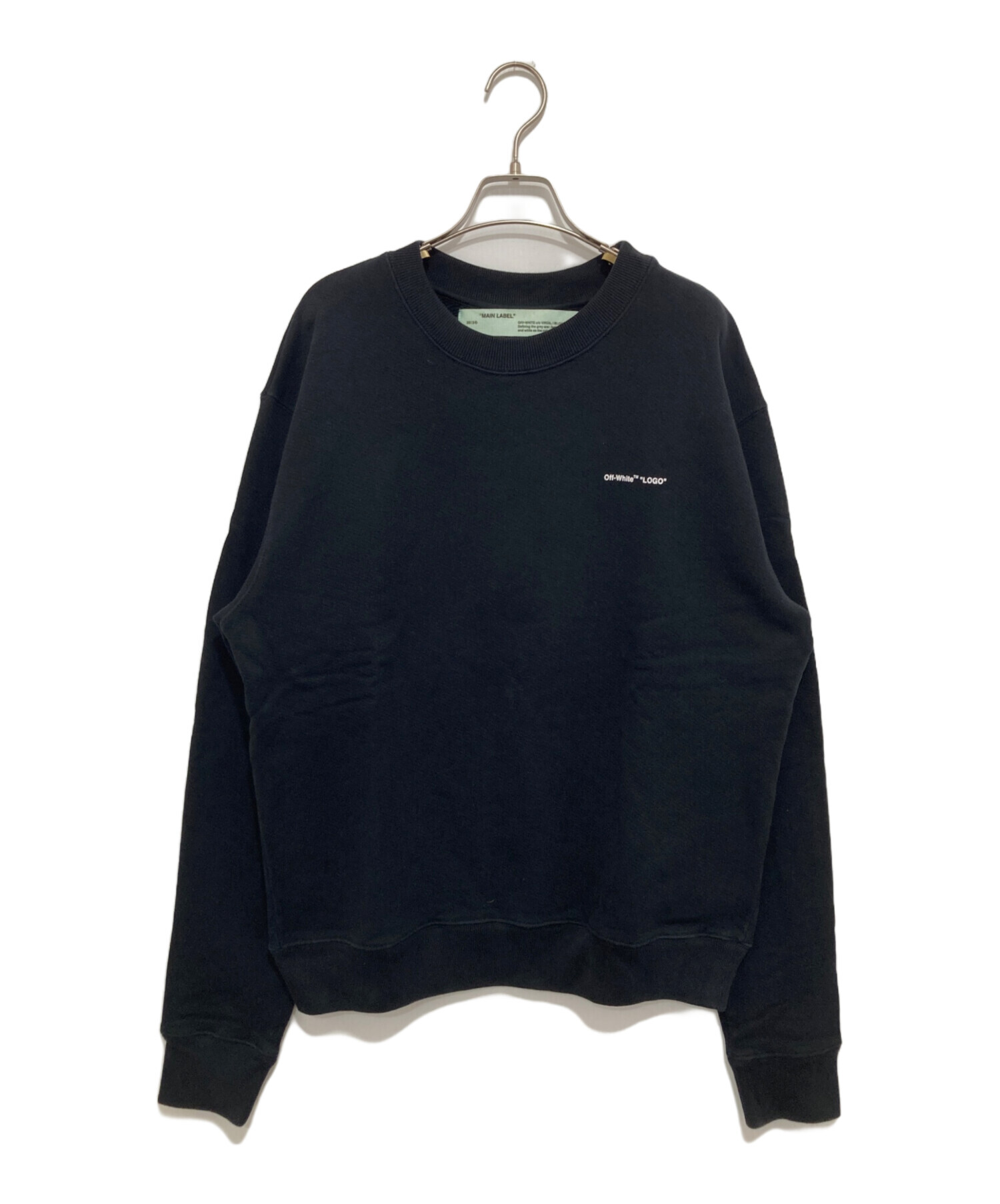 OFF-WHITE MAIN LABEL スウェット 黒 2013 【公式通販】