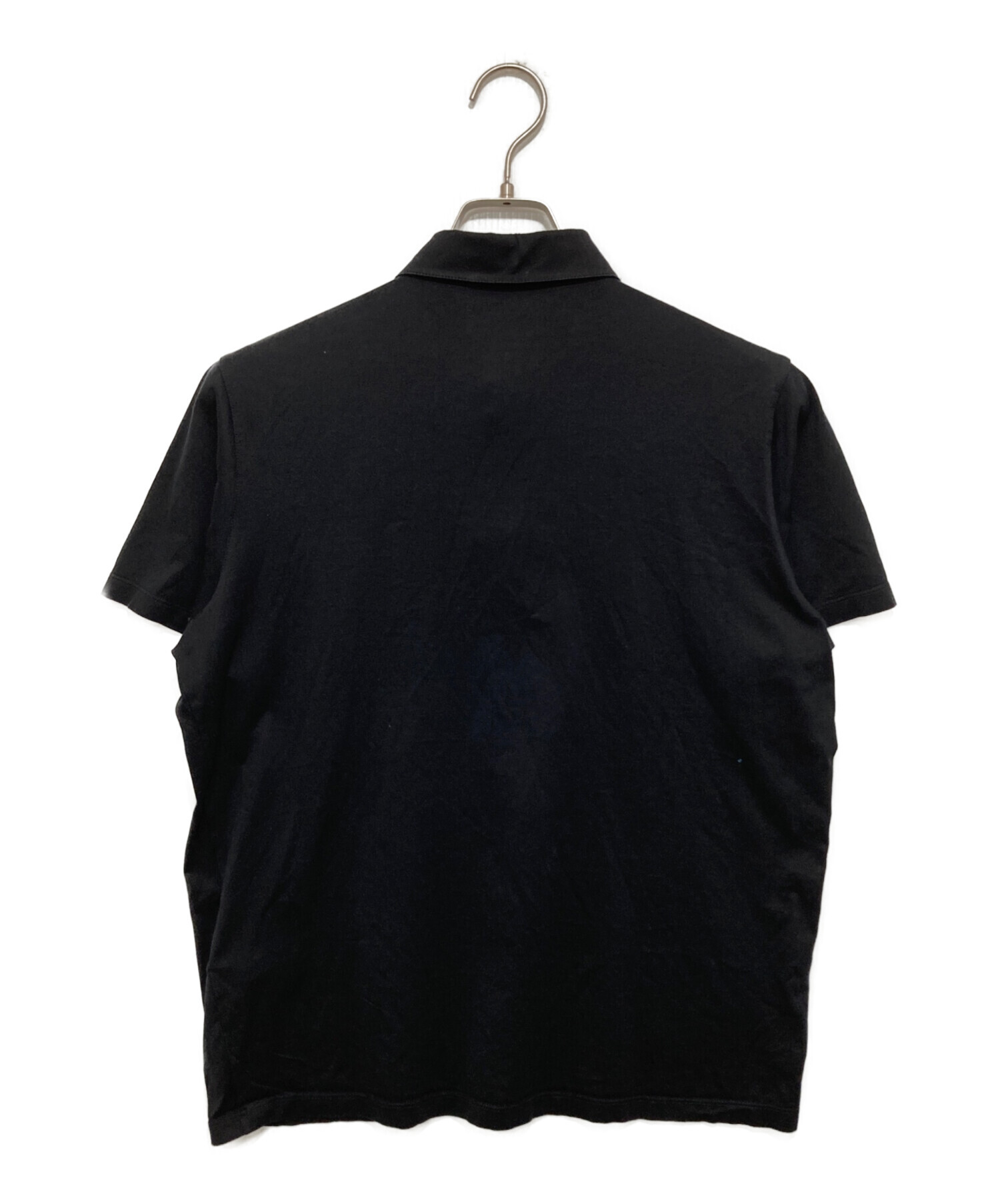 中古・古着通販】PRADA (プラダ) 半袖ポロシャツ UJN007 R131 ブラック