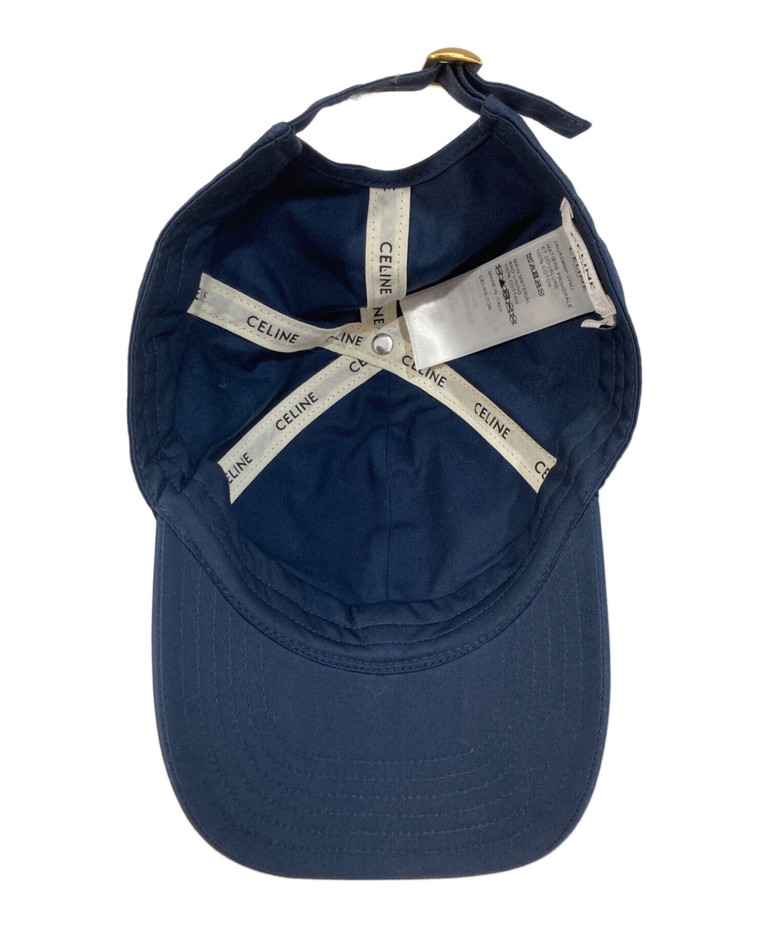 中古・古着通販】CELINE (セリーヌ) イニシャル ベースボールキャップ
