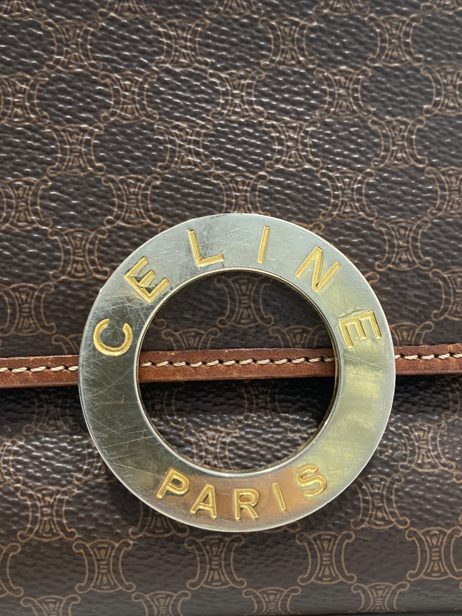 中古・古着通販】CELINE (セリーヌ) マカダム柄 サークルロゴ