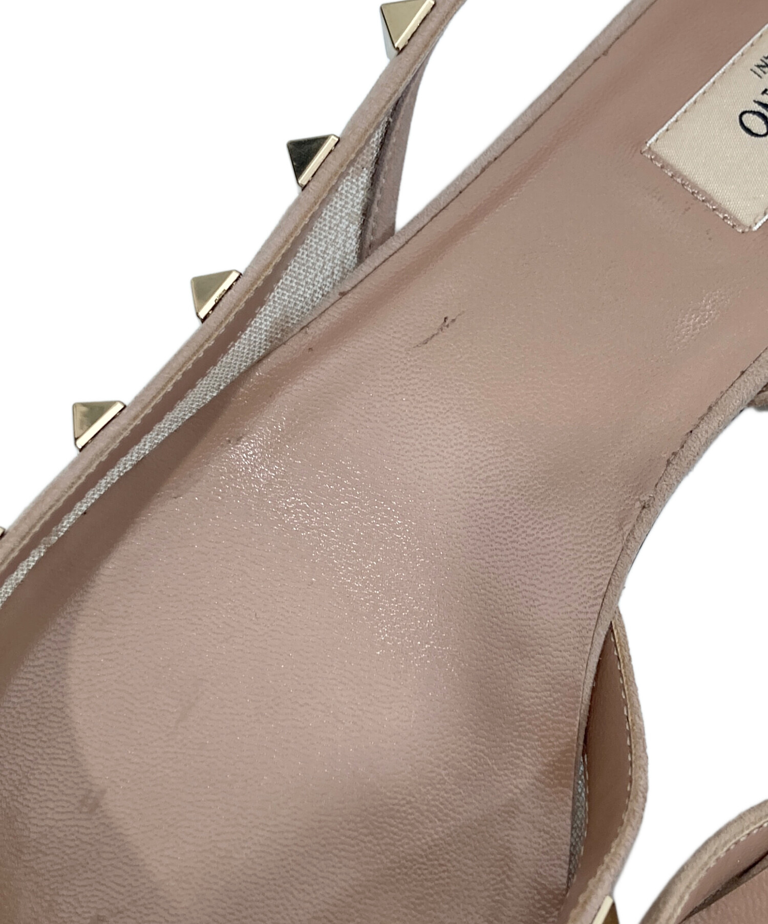 専用 中古美品 ヴァレンティノ スタッズ ノワール フラットシューズ 38 VALENTINO - 専用 中古美品 ヴァレンティノ スタッズ ノワール