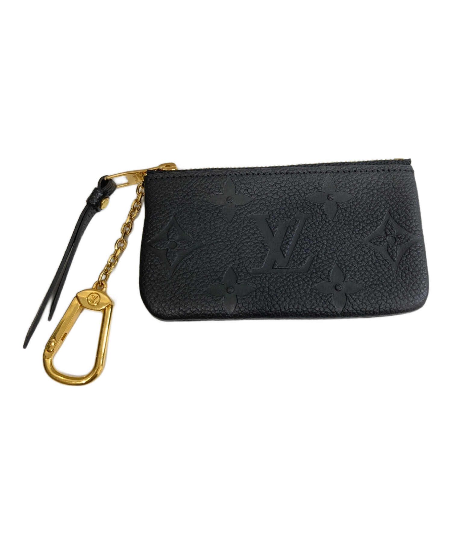 アヤLOUIS VUITTON キーケース ポシェットクレ　ブラック LOUIS VUITTON ポシェットクレ ルイヴィトン LOUIS VUITTON カードキー