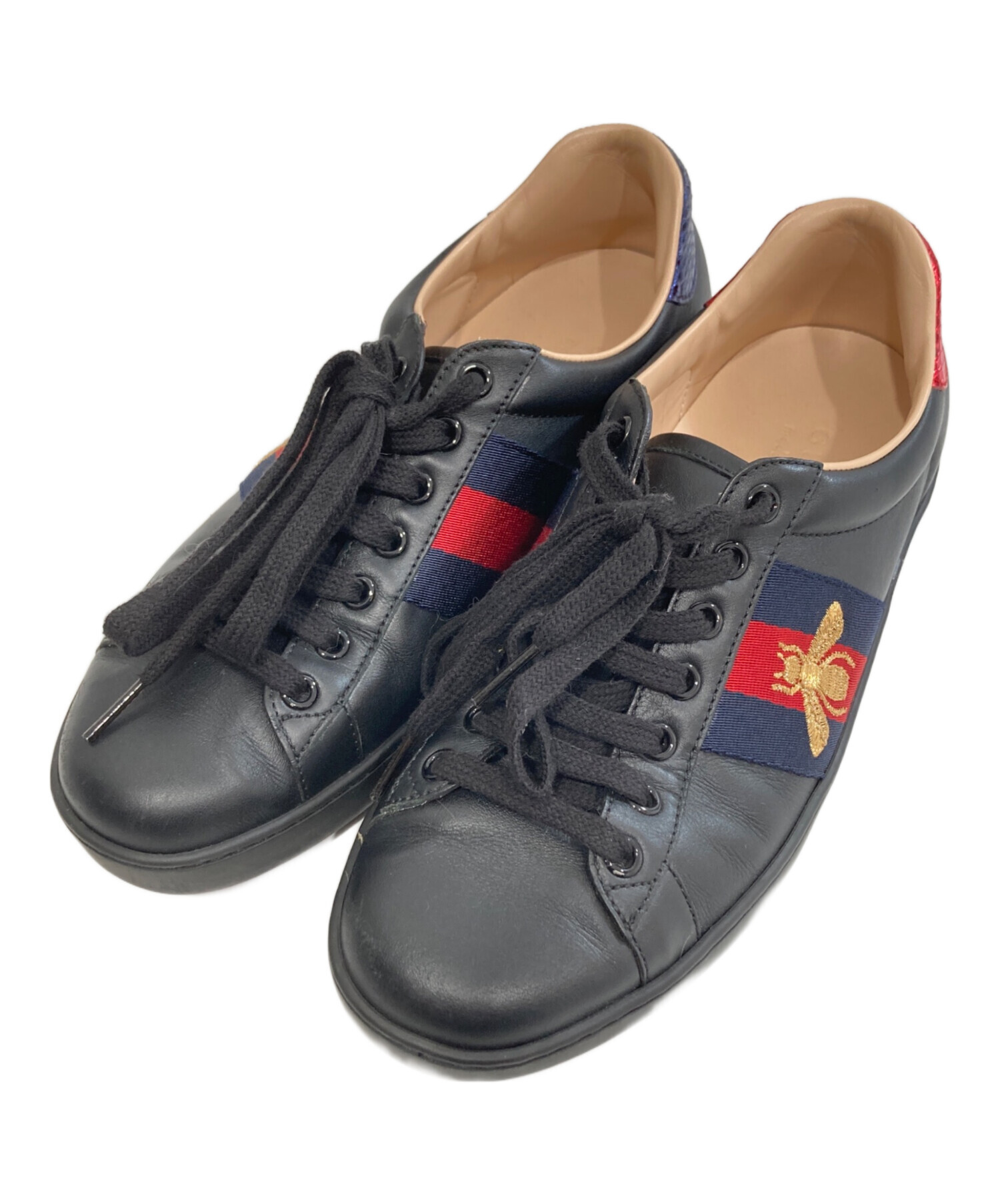 中古・古着通販】GUCCI (グッチ) エース ビー ローカットスニーカー 