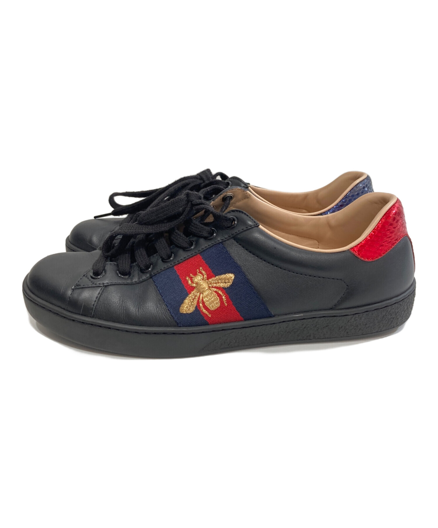 中古・古着通販】GUCCI (グッチ) エース ビー ローカットスニーカー 