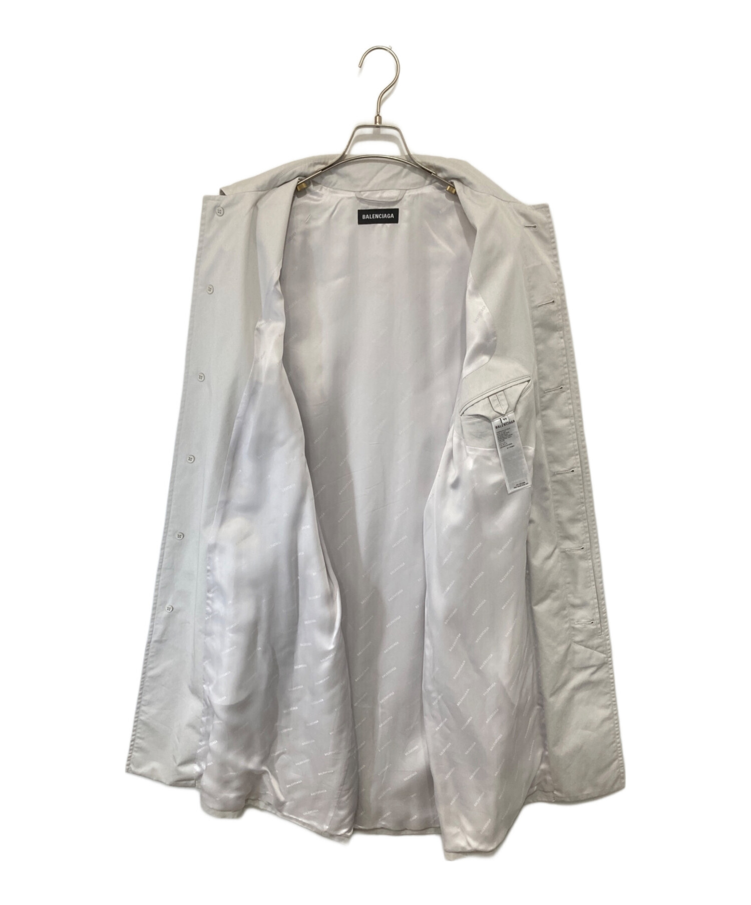 中古・古着通販】BALENCIAGA (バレンシアガ) ステンカラーコート 23SS