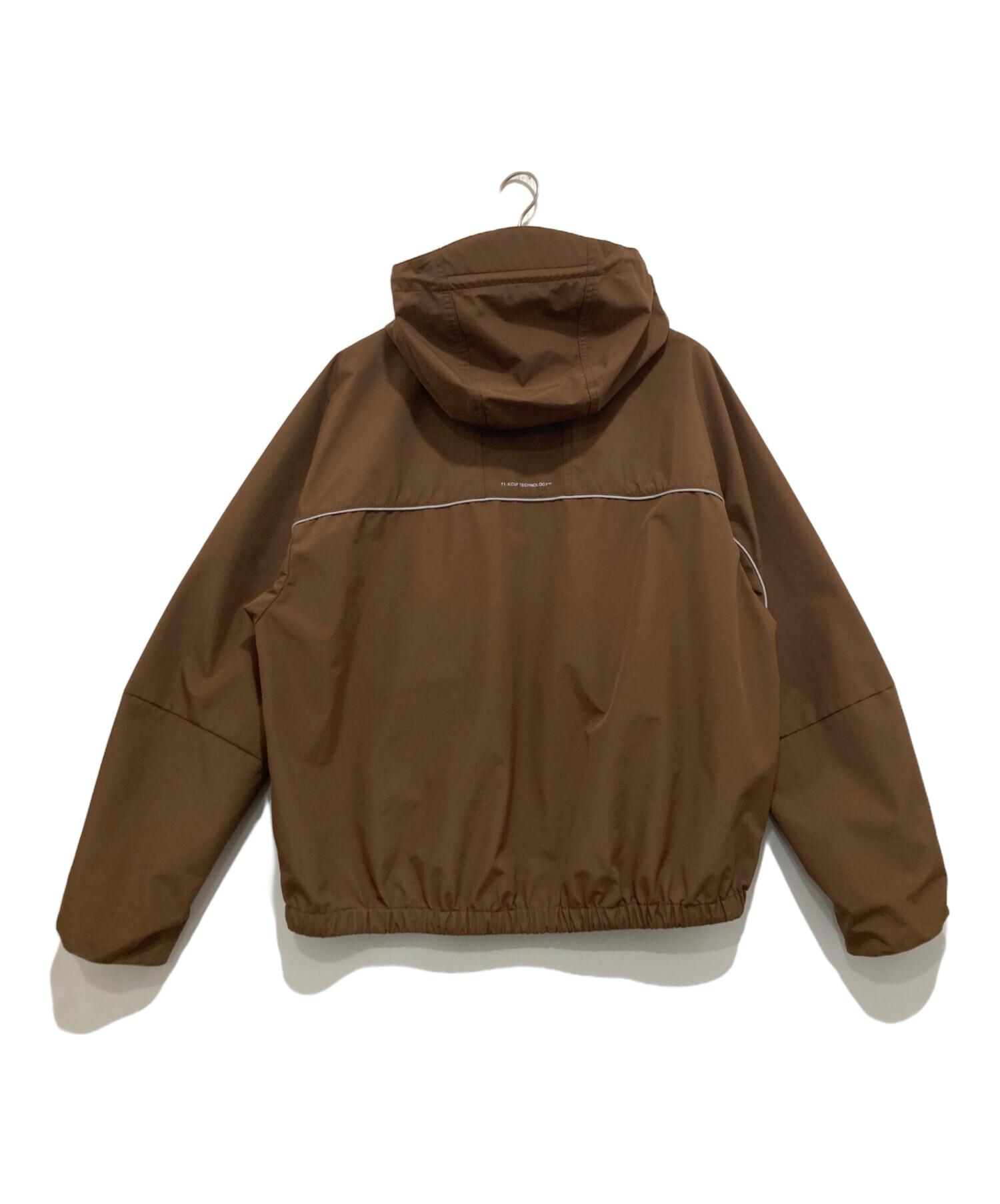 中古・古着通販】HUF (ハフ) GUIDE SHELL JACKET ブラウン サイズ:M