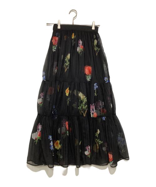 中古・古着通販】Ameri (アメリ) MAJOLICA PLEATS SKIRT ブラック