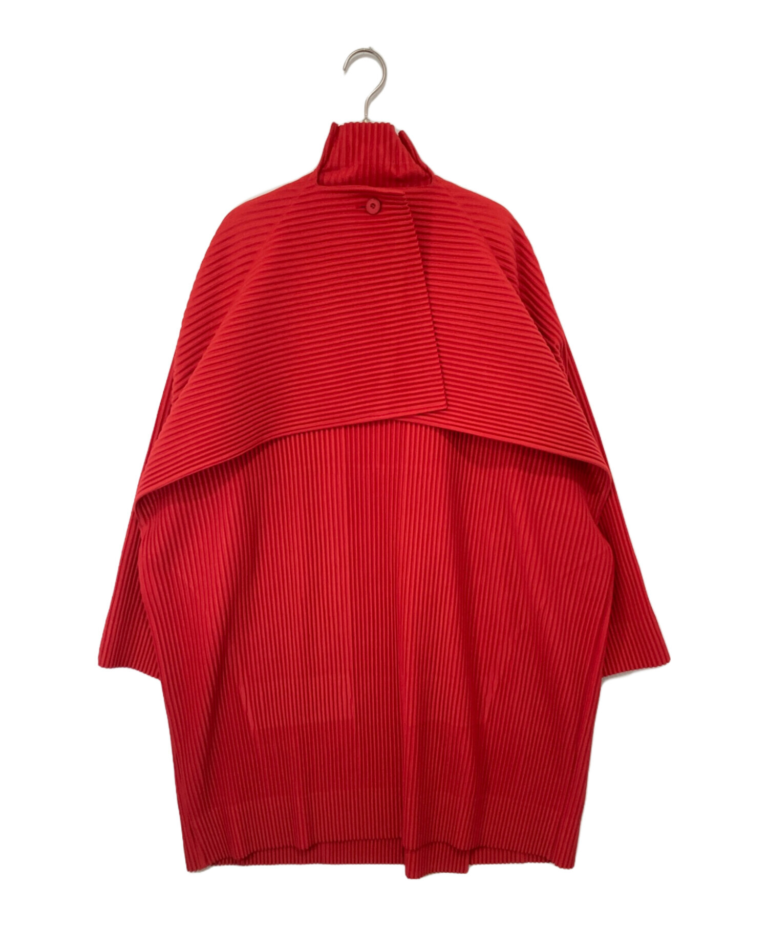 HOMME PLISSE オムプリッセ マフラー  赤 【古着】【中古】【送料無料】 中古・古着通販】HOMME PLISSE ISSEY MIYAKE (オム プリッセ イッセイ