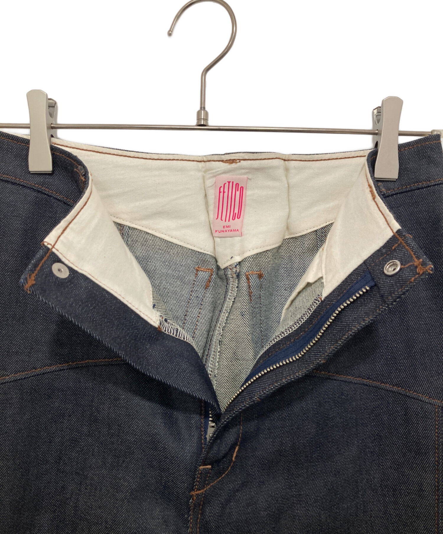 中古・古着通販】FETICO (フェティコ) 12oz HIGH-RISE COATING JEANS