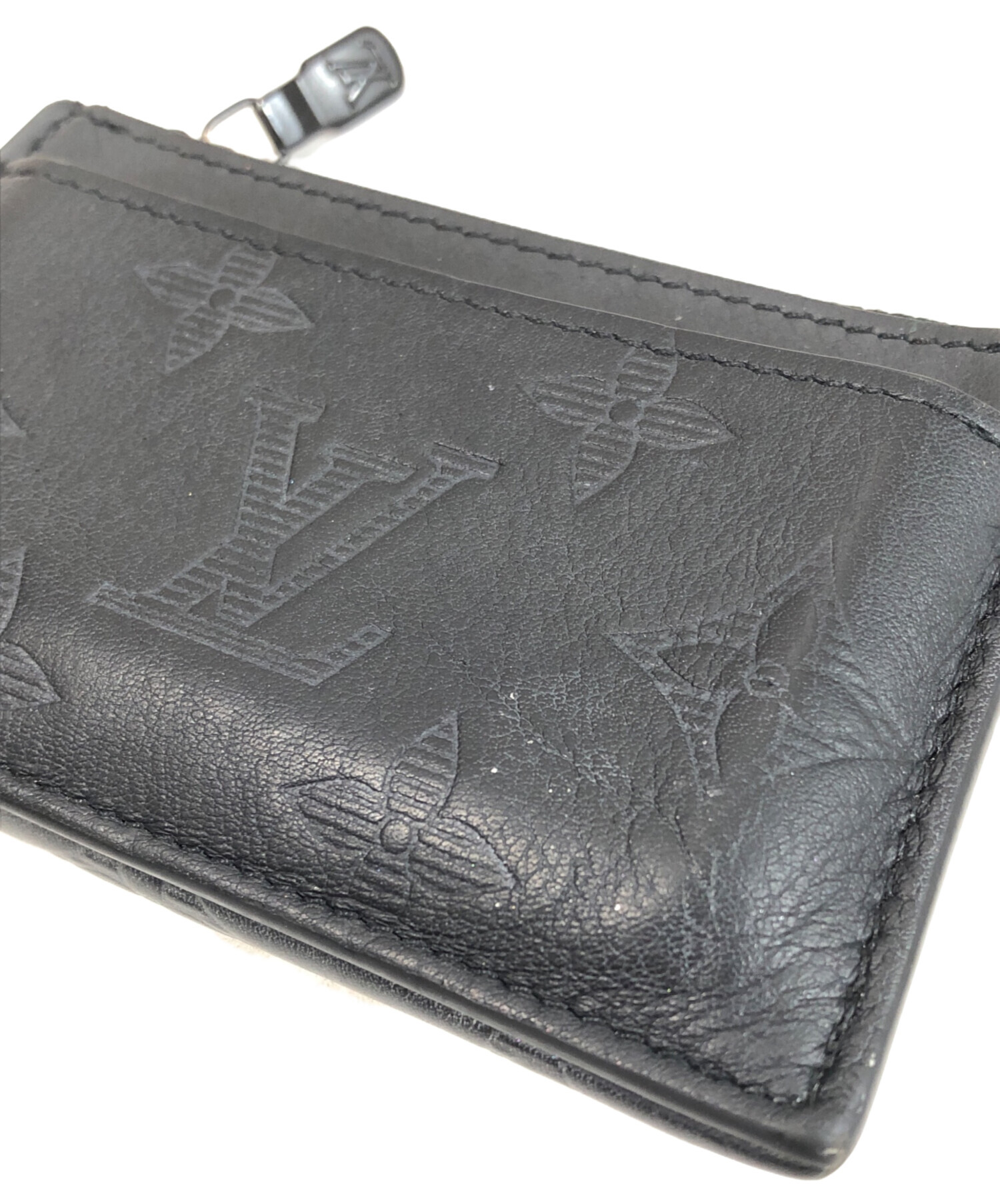 ルイヴィトン シャドウ･カードホルダー  M82245【Aランク】【中古】 LOUIS VUITTON - ルイヴィトン M82245コンパクト コインカード