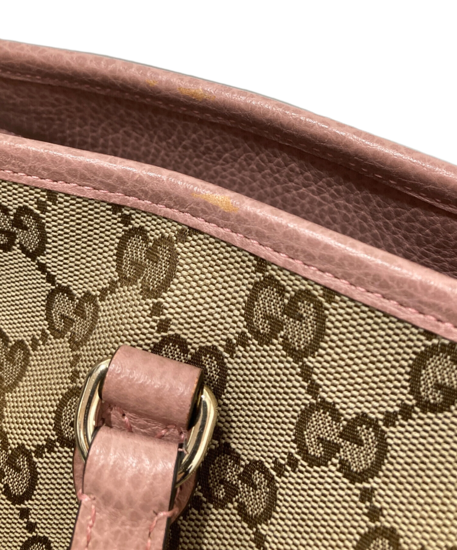 GUCCI バッグ中古品 Gucci Jumbo Double G Big Old Flower Logo Crossbody Bag Unisex 10x2