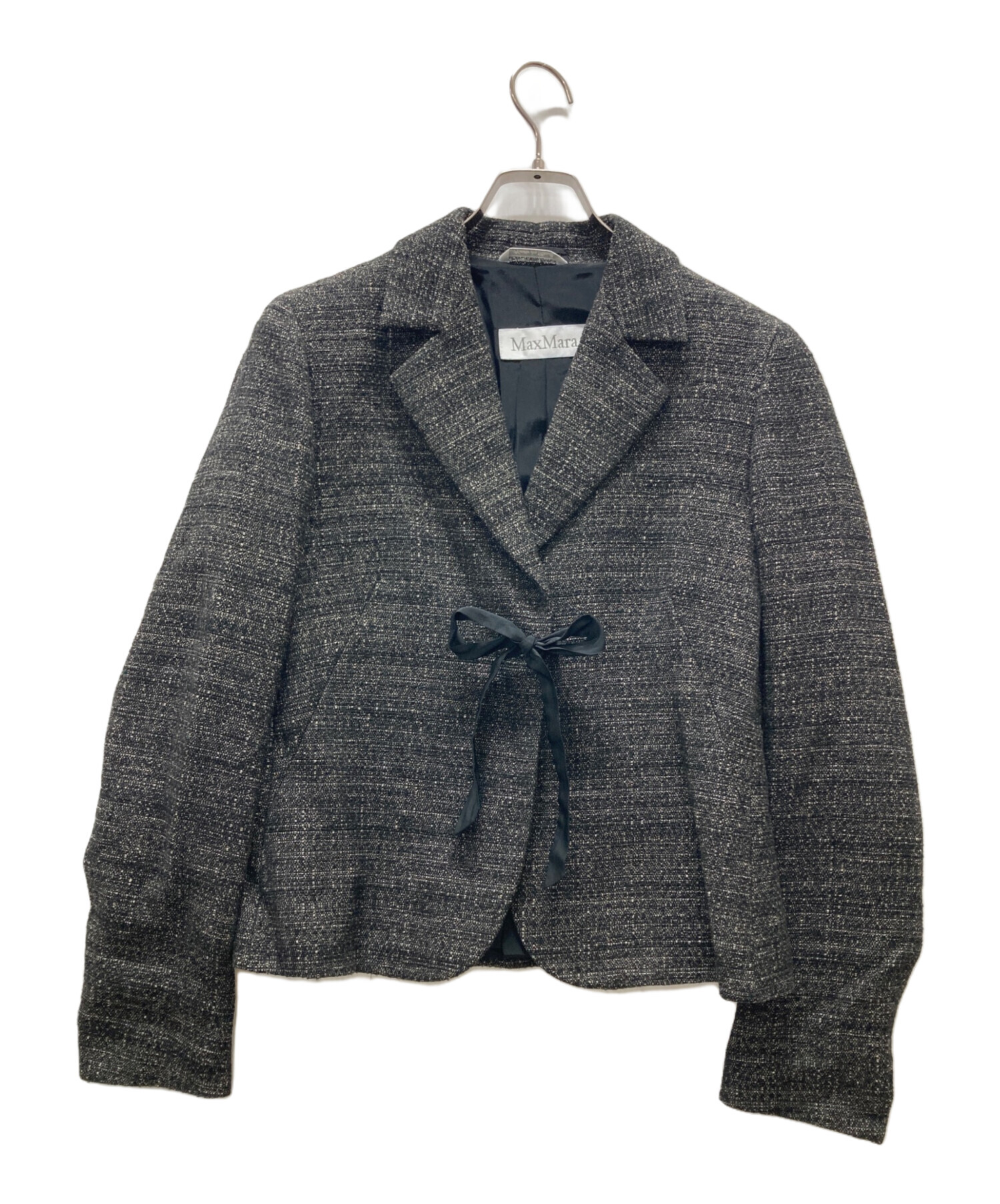 中古・古着通販】MaxMara (マックスマーラ) ウールブレンドリボン