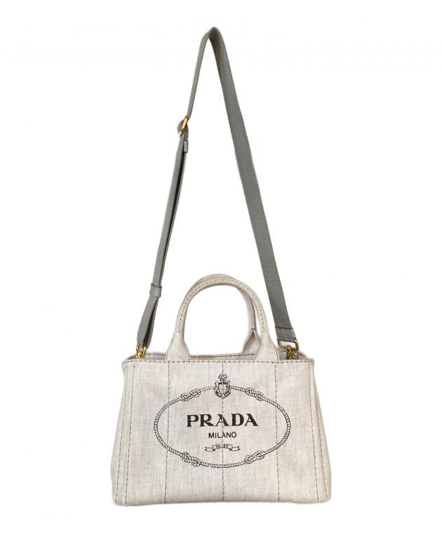 中古・古着通販】PRADA (プラダ) カナパS 2way トートバッグ 1BG439 中古・古着通販】PRADA (プラダ) カナパS 2way トートバッグ 1BG439