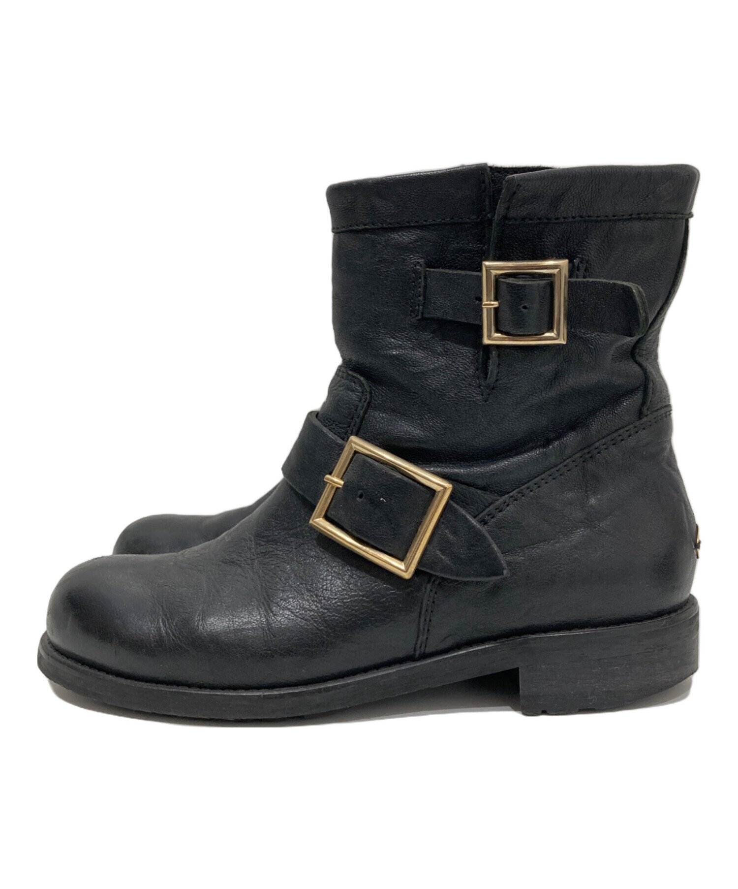 ジミーチュウ　JIMMY CHOO YOUTH II バイカーブーツ　36 楽天市場】【ラスト1点】JIMMY CHOO ジミーチュウ ブーツ シューズ