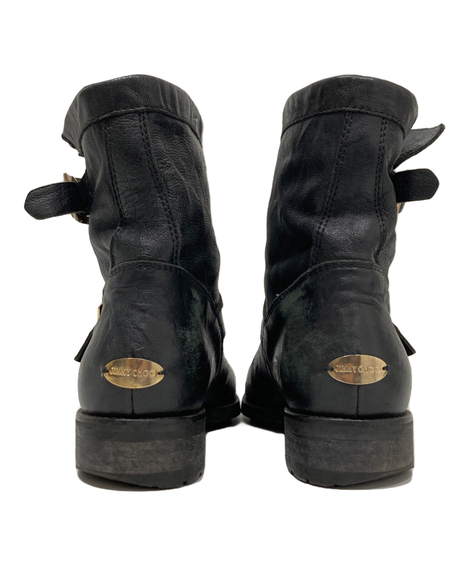 中古・古着通販】JIMMY CHOO (ジミーチュウ) YOUTH バイカーブーツ