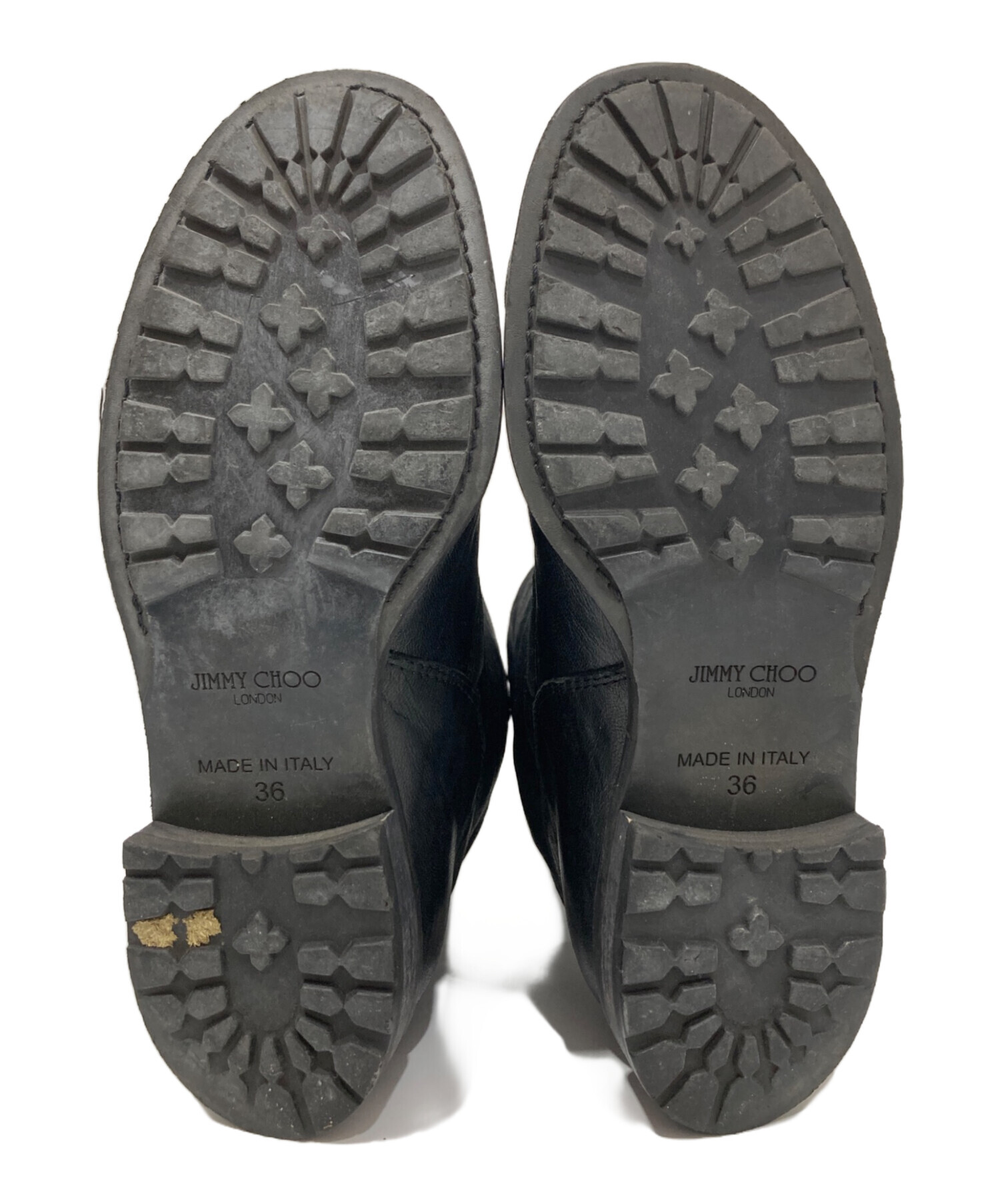 中古・古着通販】JIMMY CHOO (ジミーチュウ) YOUTH バイカーブーツ 