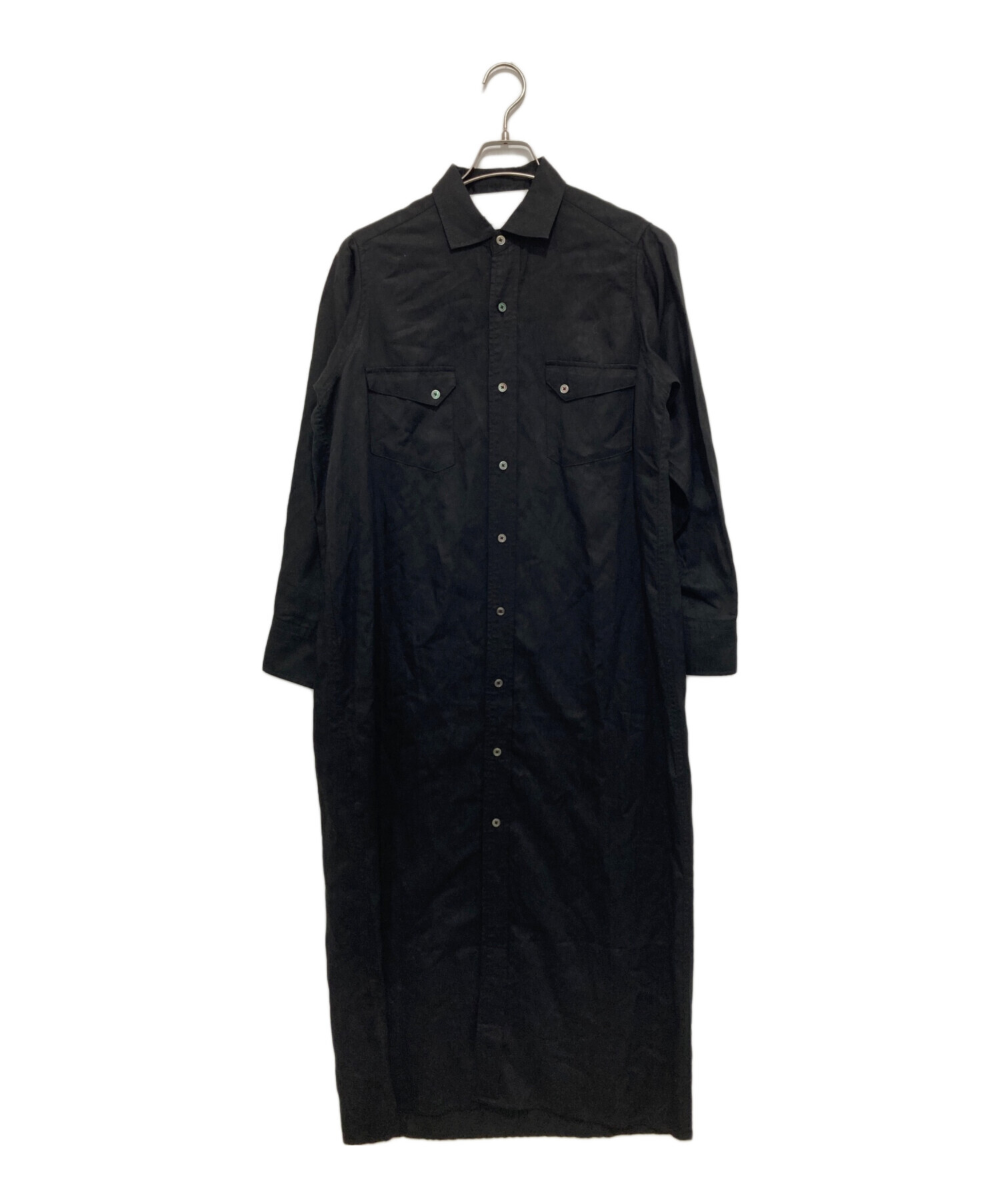 FRK401 中古品 中古・古着通販】ticca (ティッカ) リネンブレンドシャツワンピース