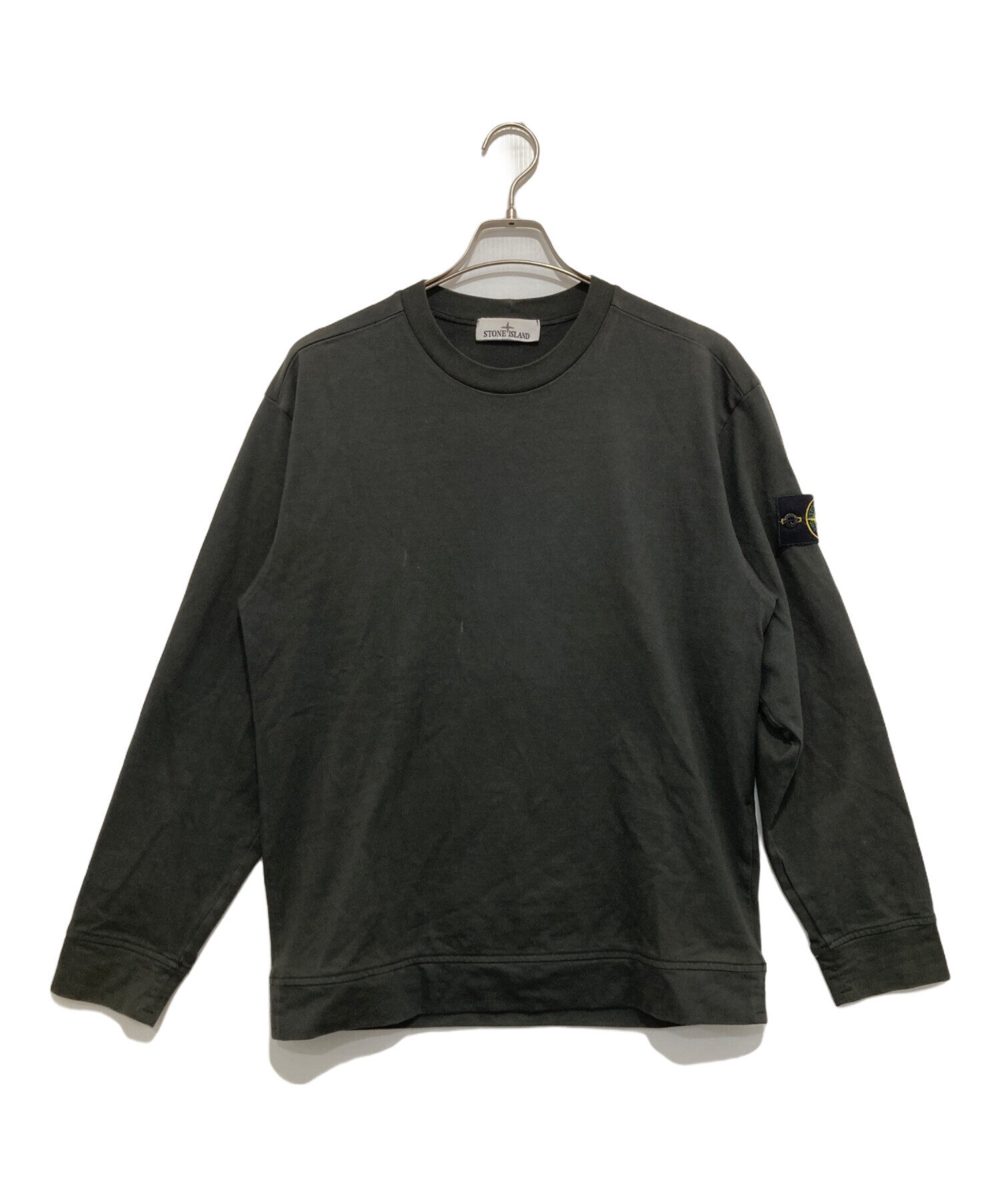 トップス stone  long t-shirt 中古・古着通販】STONE ISLAND (ストーンアイランド) Garment-Dyed