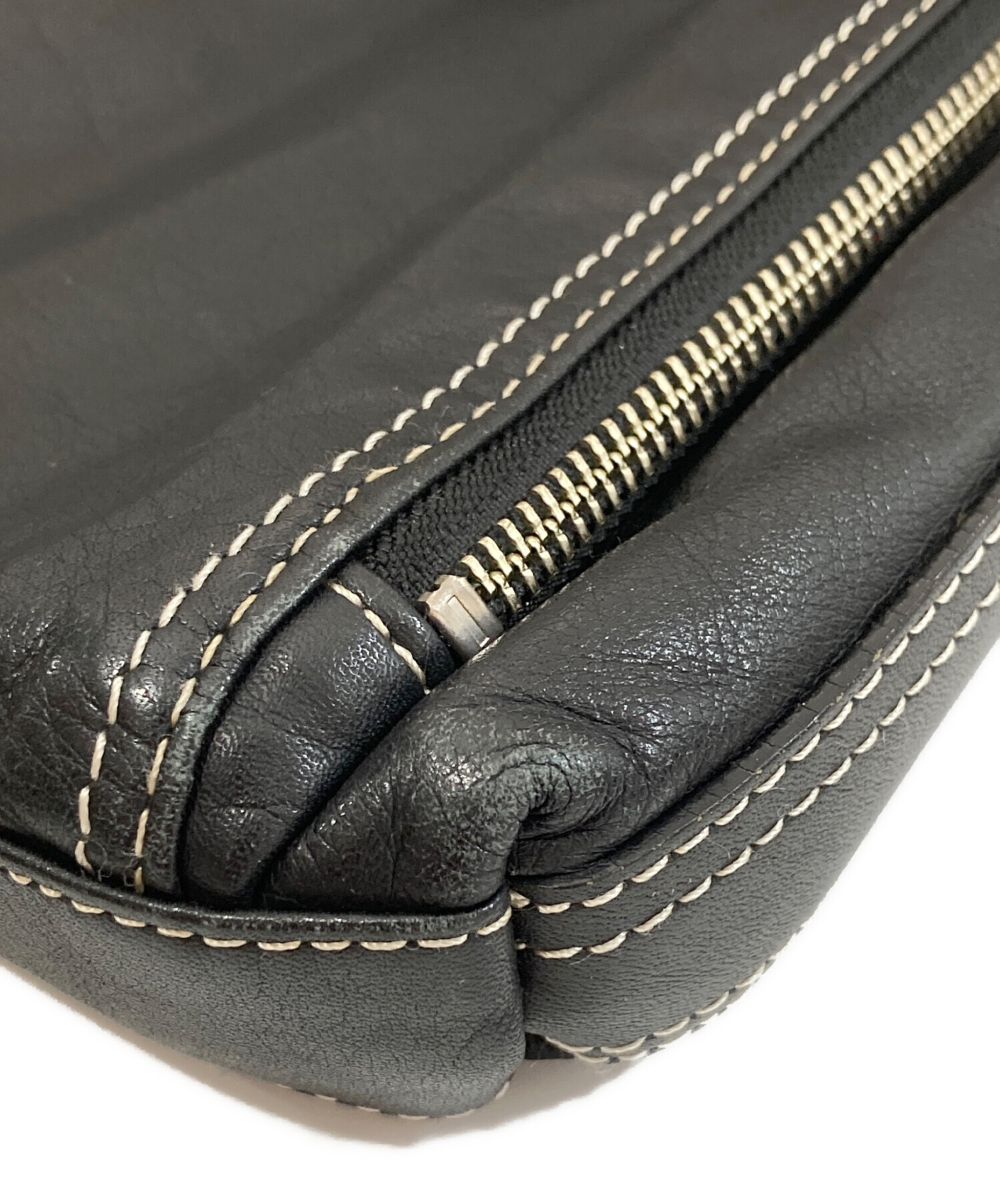 中古・古着通販】KITAMURA (キタムラ) レザーショルダーバッグ