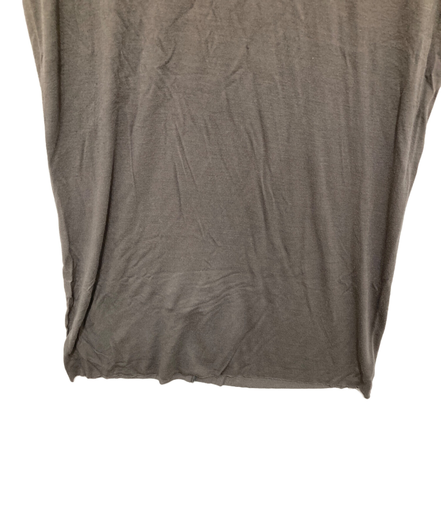 中古・古着通販】RICK OWENS (リックオウエンス) レーヨンロングT