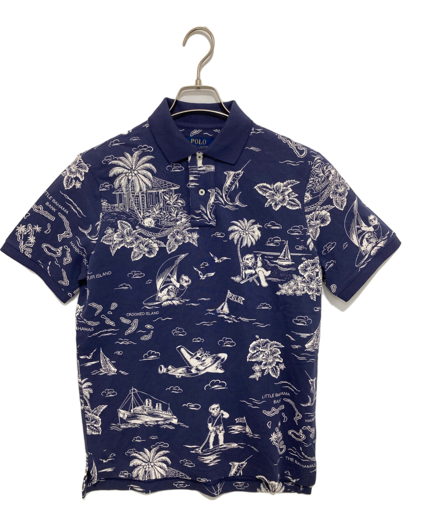 ラルフローレン Ralph Lauren ポロシャツ ネイビー メンズ S 美品 POLO RALPH LAUREN（ポロ・ラルフローレン） ポロシャツ テーラード
