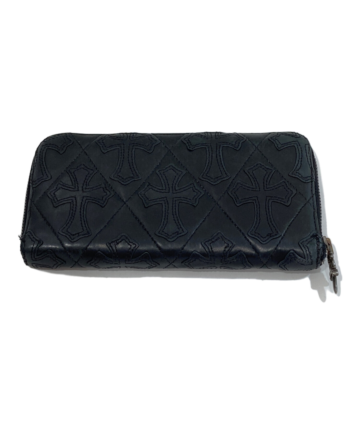 クロムハーツ　セメタリーパッチキルティング長財布 中古・古着通販】CHROME HEARTS (クロムハーツ) セメタリークロス