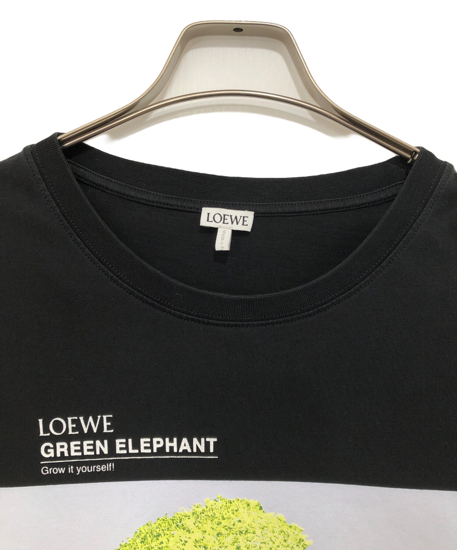 中古・古着通販】LOEWE (ロエベ) チア エレファント Tシャツ ブラック
