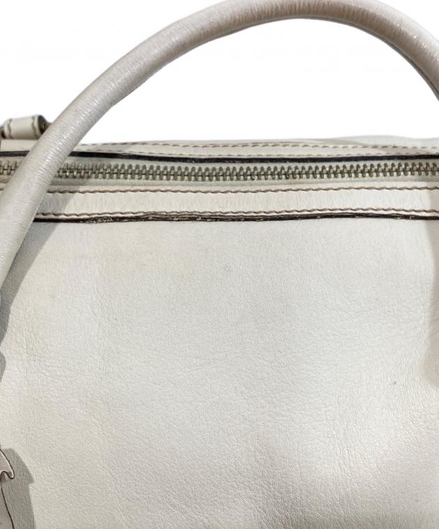 中古・古着通販】GUCCI (グッチ) GGキャンバス レザー ミニボストン