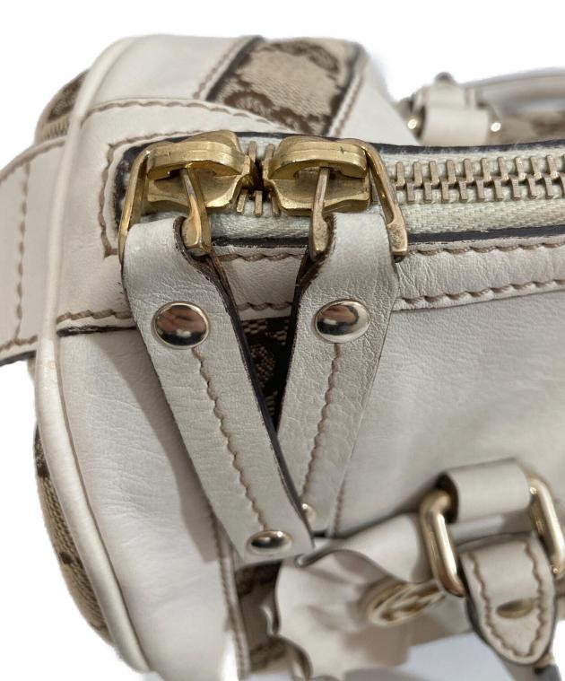 【美品】グッチ GGキャンバス ツインズ ミニボストンバッグ キャンバス GUCCI - GUCCI グッチ/GGツインズGGキャンバスミニボストン/ピンク