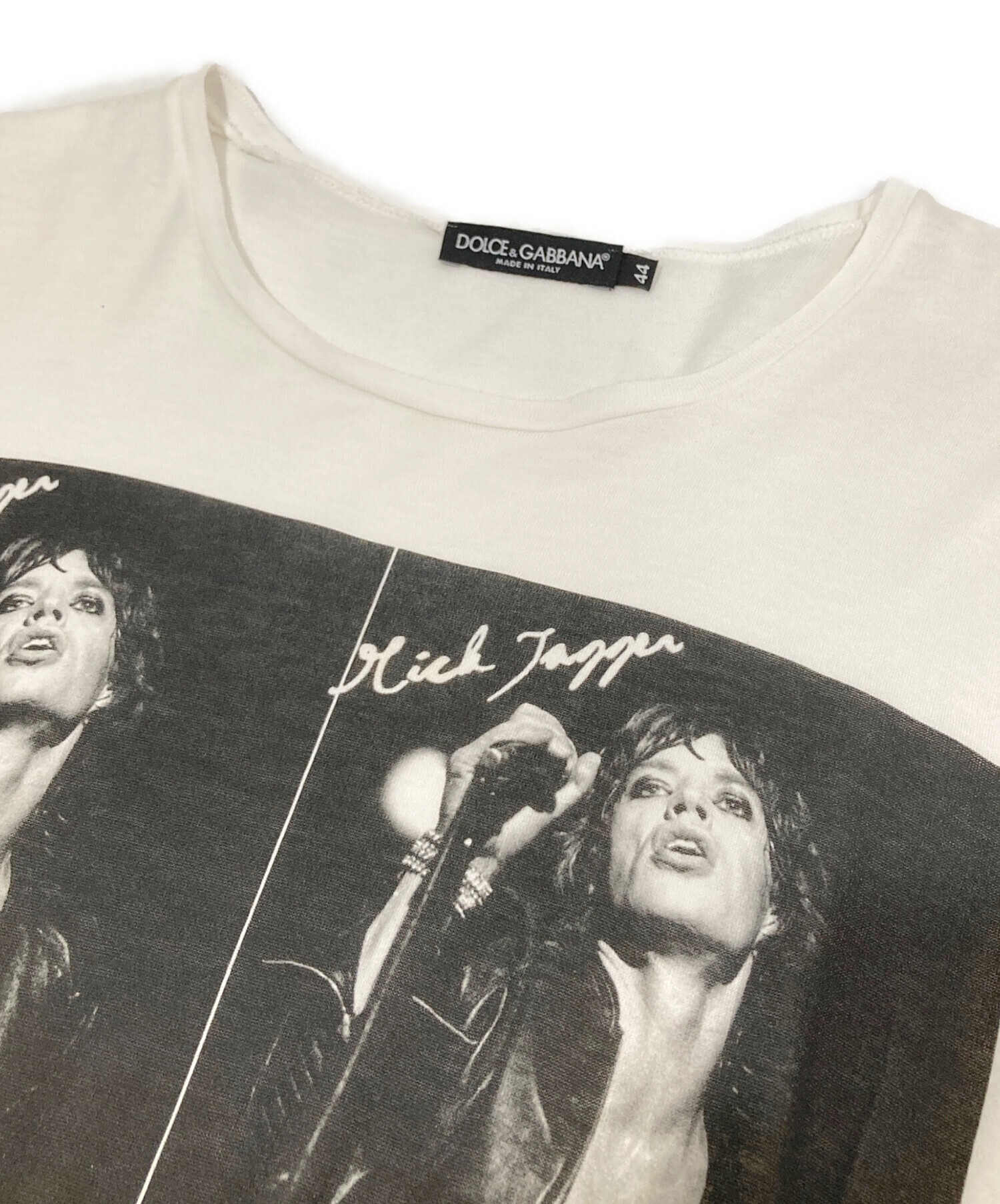 古着 ドルチェ&ガッバーナ フォトプリント Tシャツ L イタリア製 コットン 中古・古着通販】DOLCE & GABBANA (ドルチェ＆ガッバーナ) ミック