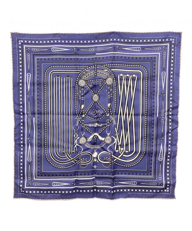 エルメス　バンダナ　グラン・トゥラララ　ホワイト　新品未使用 中古・古着通販】HERMES (エルメス) グラン・トゥラララ・バンダナ 55