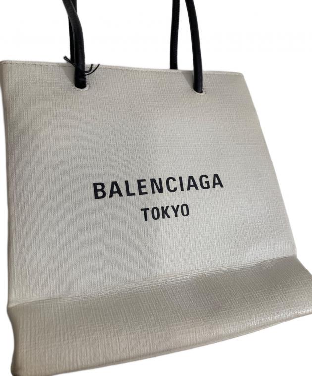 バレンシアガ オーバーサイズ スクエア トートバッグ タグあり 中古・古着通販】BALENCIAGA (バレンシアガ) ショッピングトート