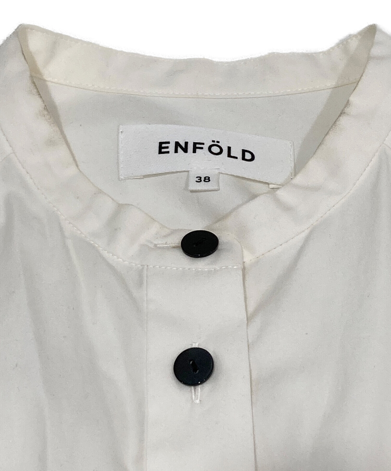 中古・古着通販】ENFOLD (エンフォルド) シルクブレンドシャツ
