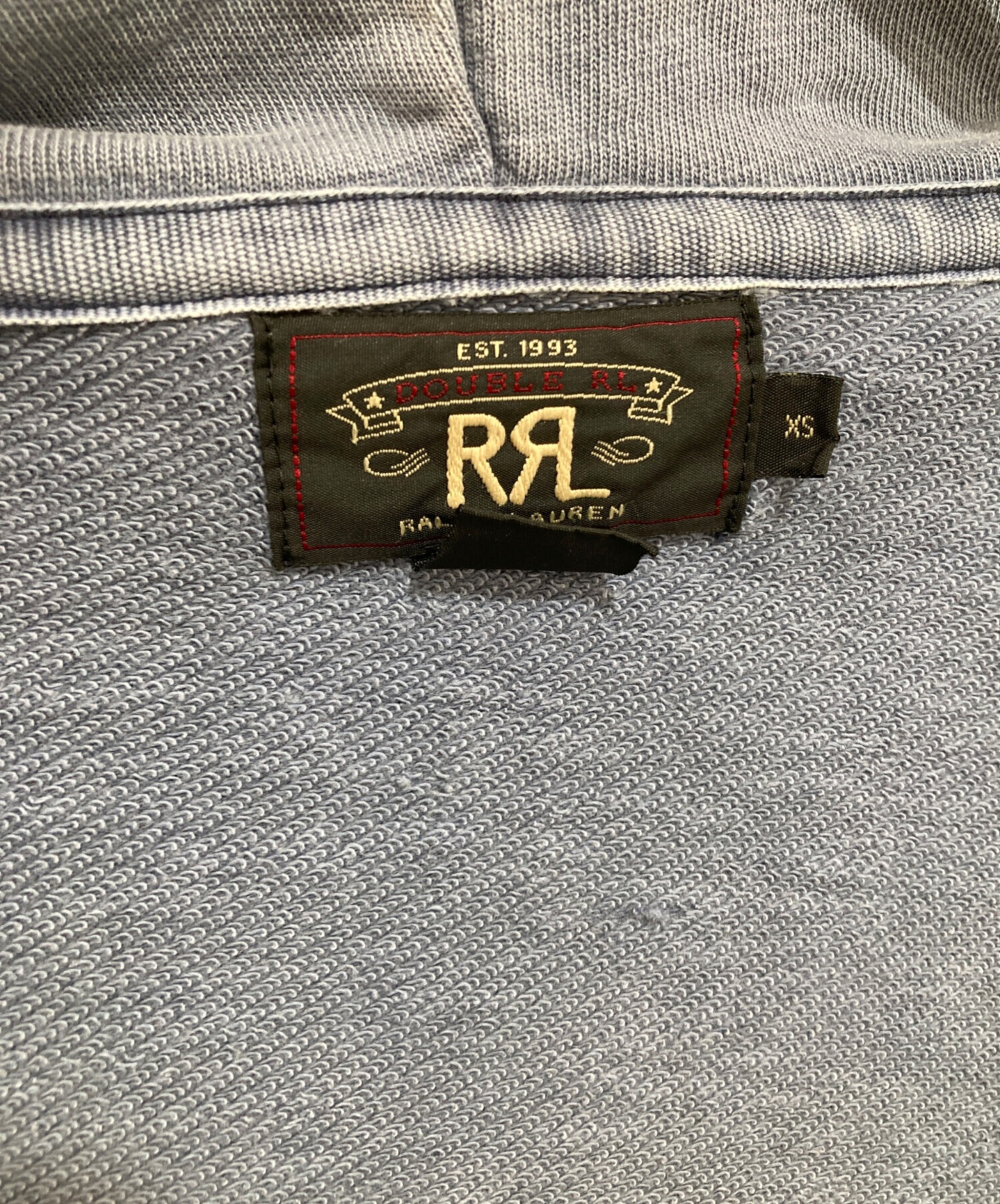 中古・古着通販】RRL (ダブルアールエル) ジップパーカー ネイビー
