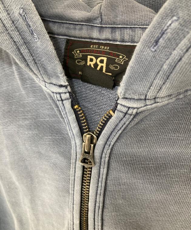 中古・古着通販】RRL (ダブルアールエル) ジップパーカー ネイビー