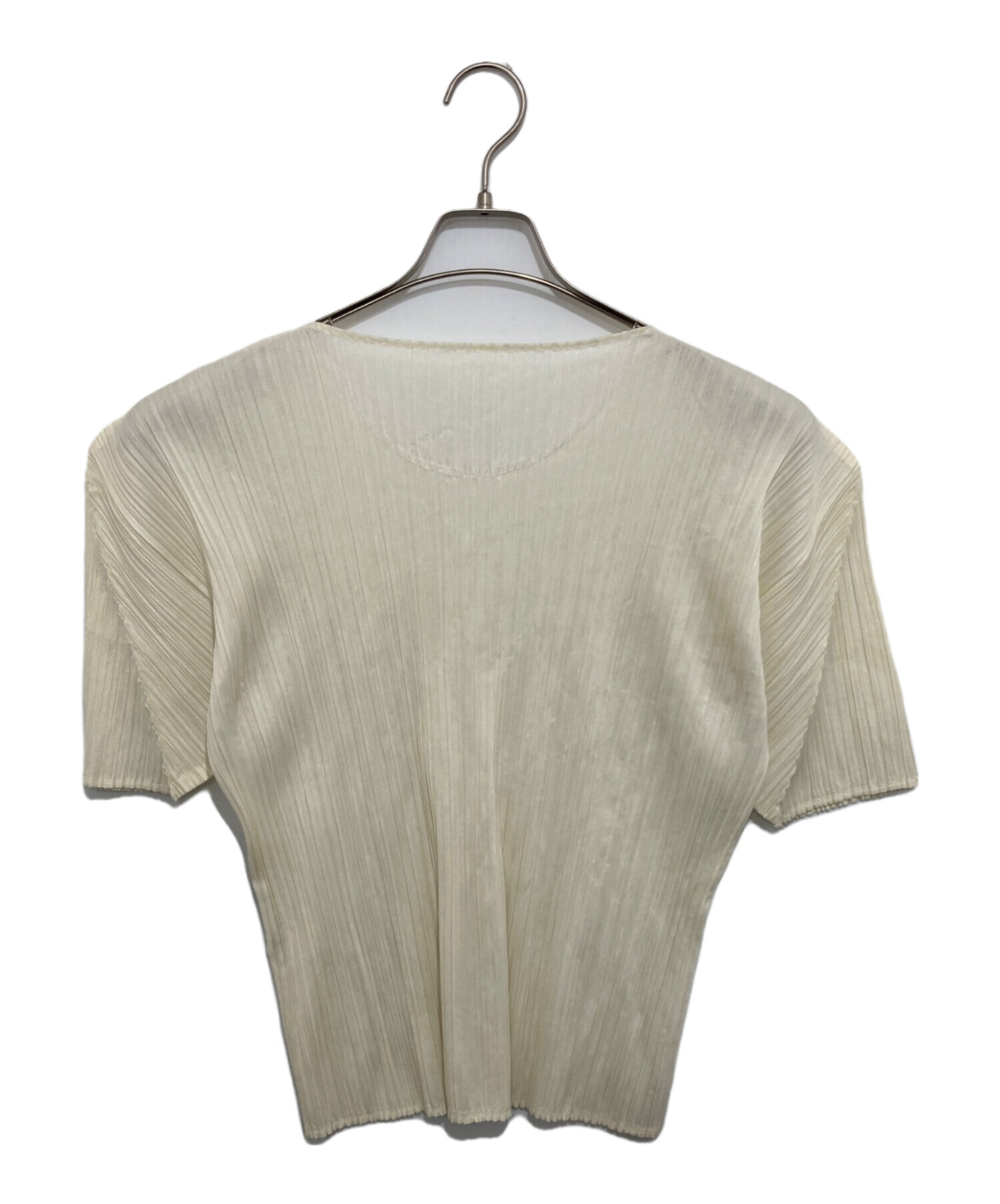 プリーツプリーズPLEATS PLEASEセーリングボート白 半袖カットソー L 中古・古着通販】PLEATS PLEASE (プリーツプリーズ) S/S プリーツ