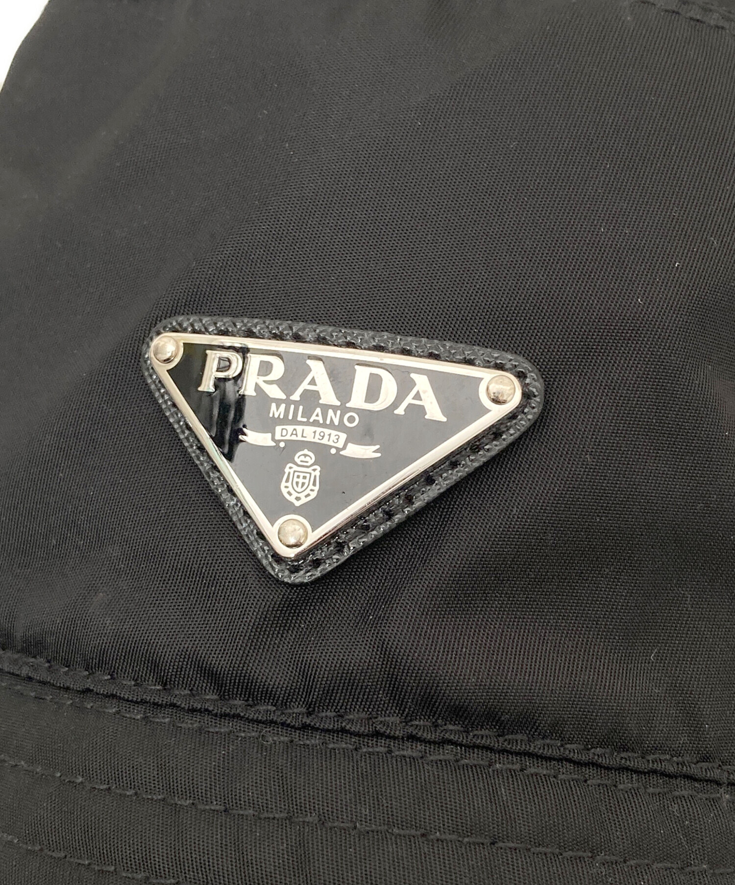 中古・古着通販】PRADA (プラダ) RE NYLON 三角ロゴプレート ナイロン