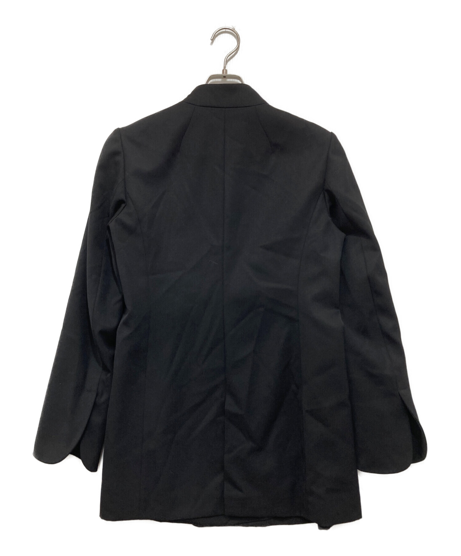 ジャケット・アウター mame kurogouchi Wool Gabardine Coat 中古・古着通販】Mame Kurogouchi (マメクロゴウチ) BLACK WOOL